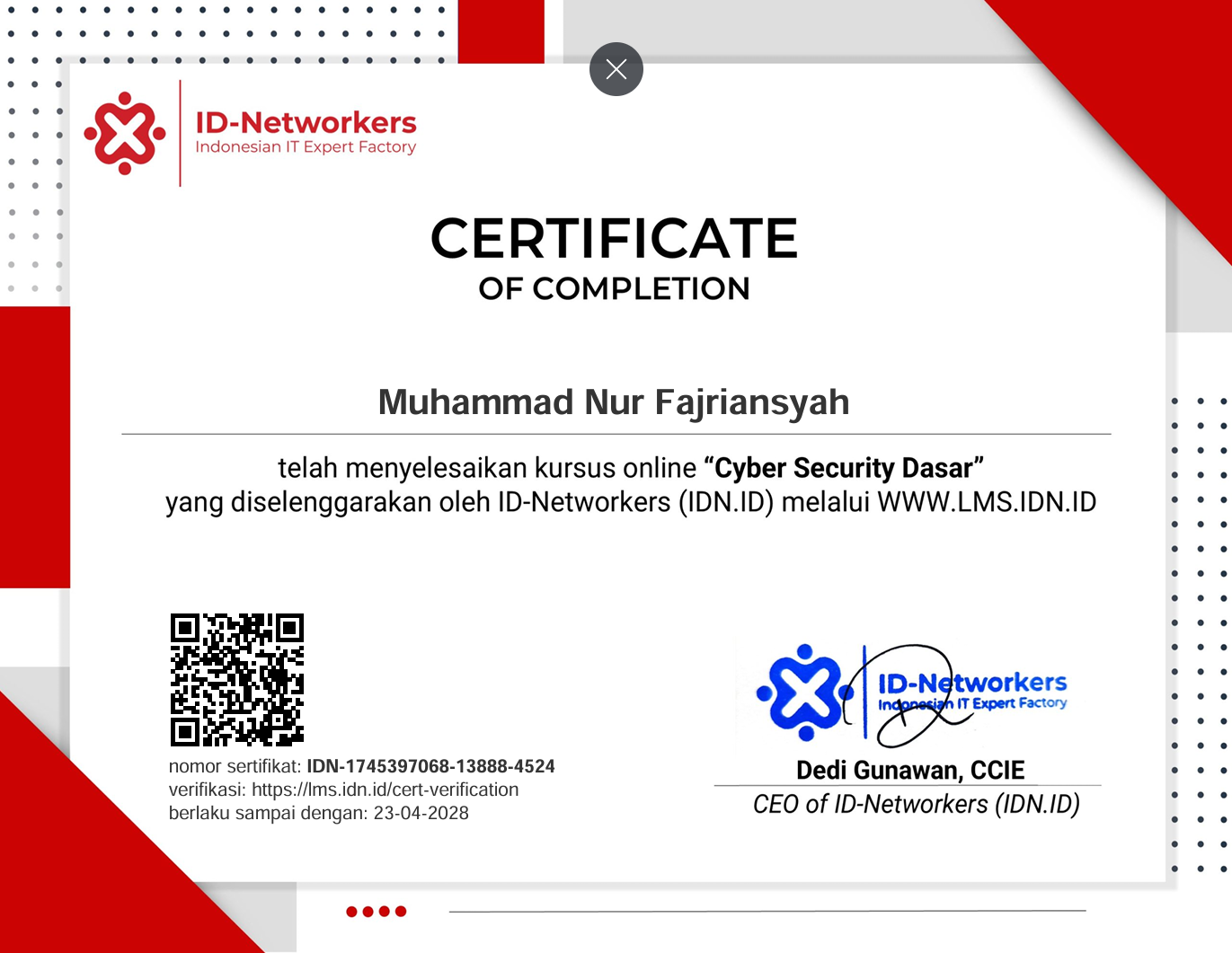 Certificate 6